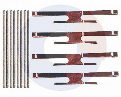 CARRAB BRAKE PARTS 2129 -  Комплектующие, колодки дискового тормоза